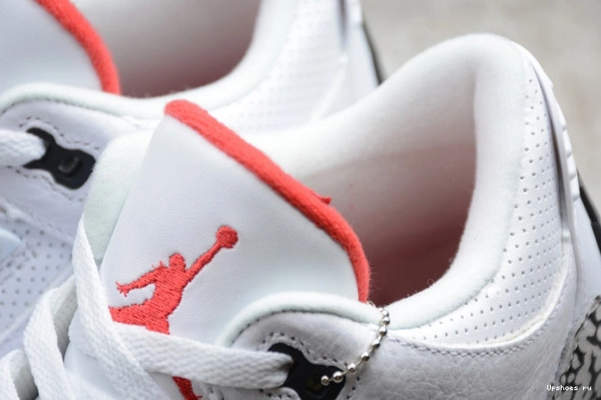 Free Throw Line White Retro Jordan 923096-101 Cement Air 3 0913